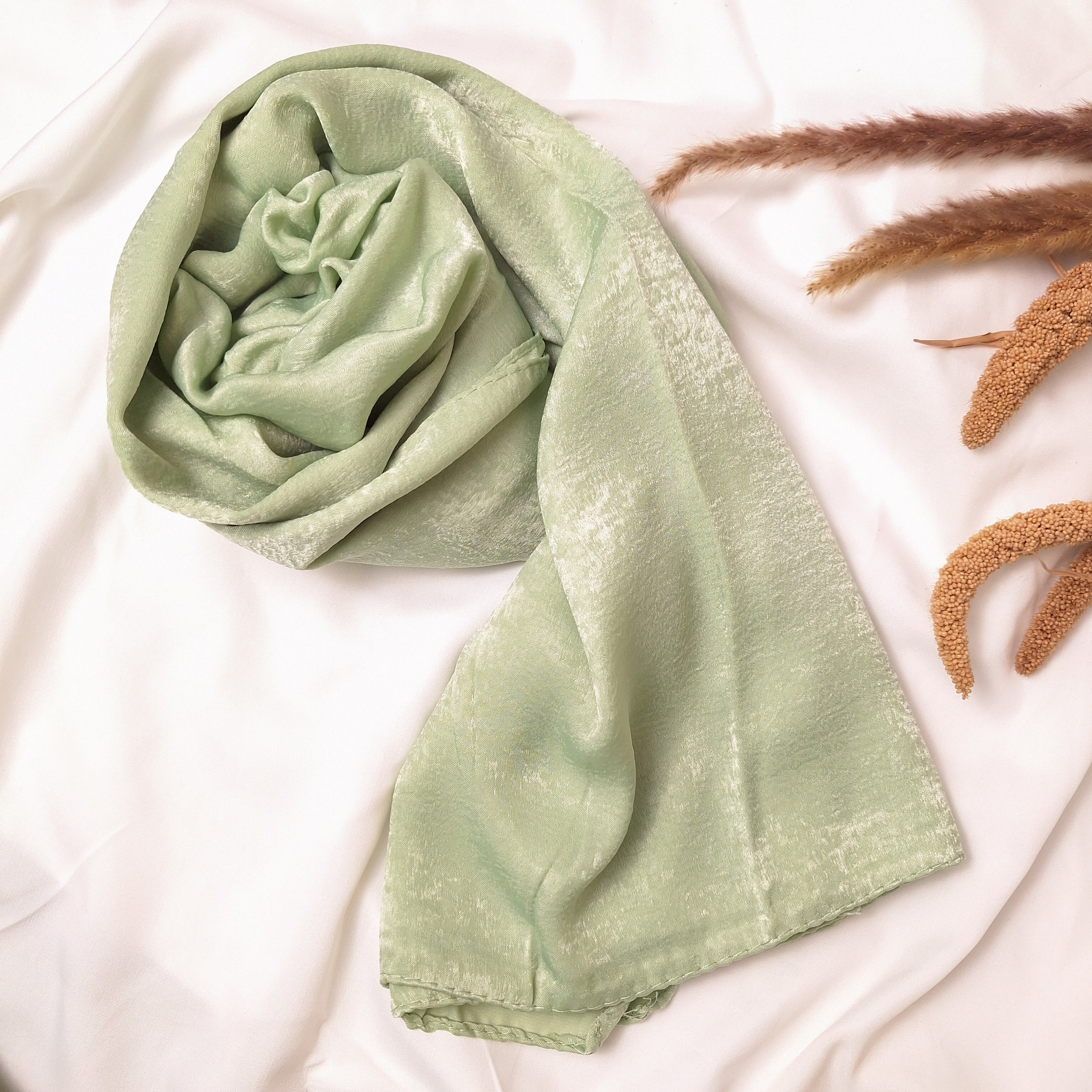 Velvet Silk - Apple Green