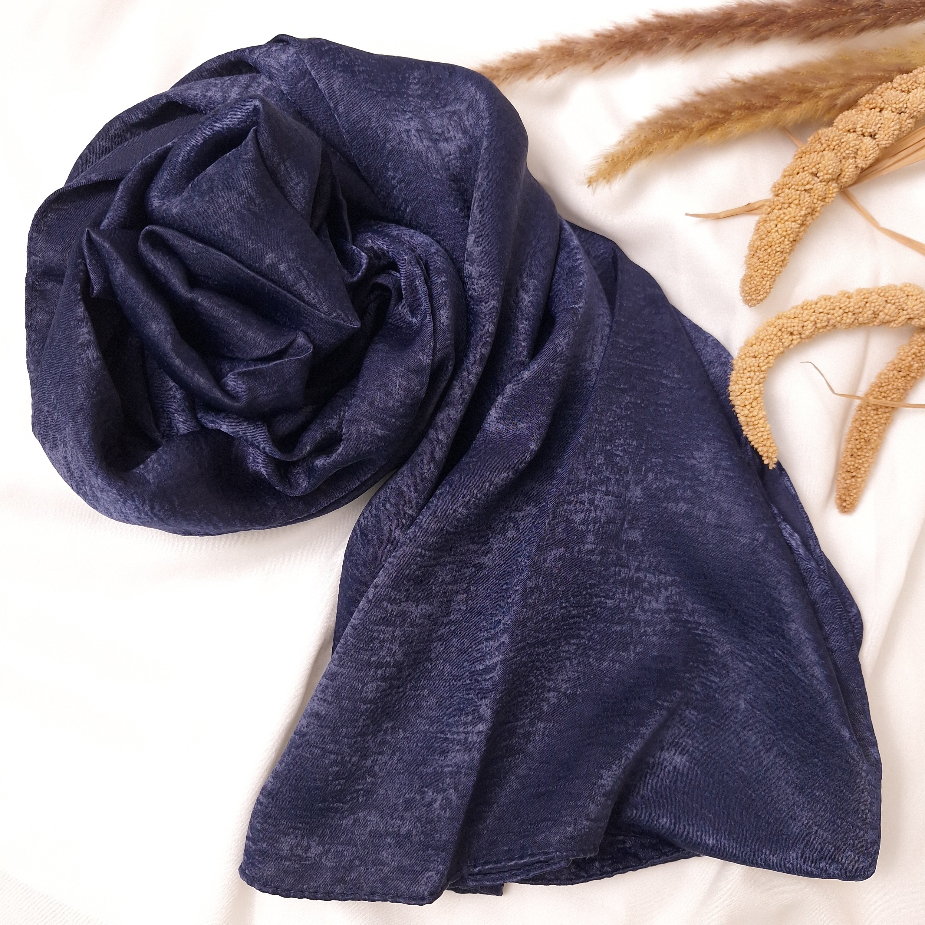 Velvet Silk - Navy Blue