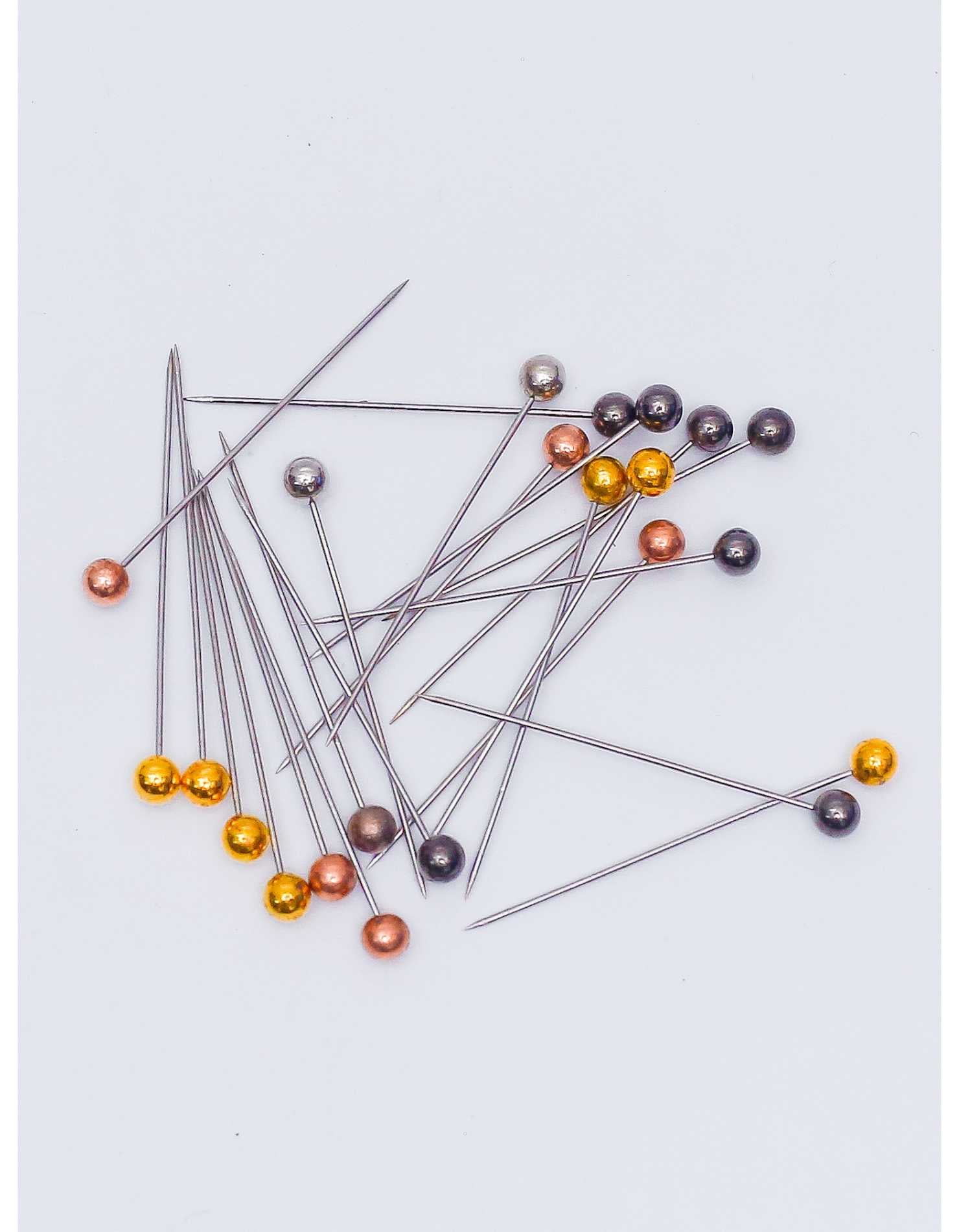 Pearl Head Pins Box - Multi Color