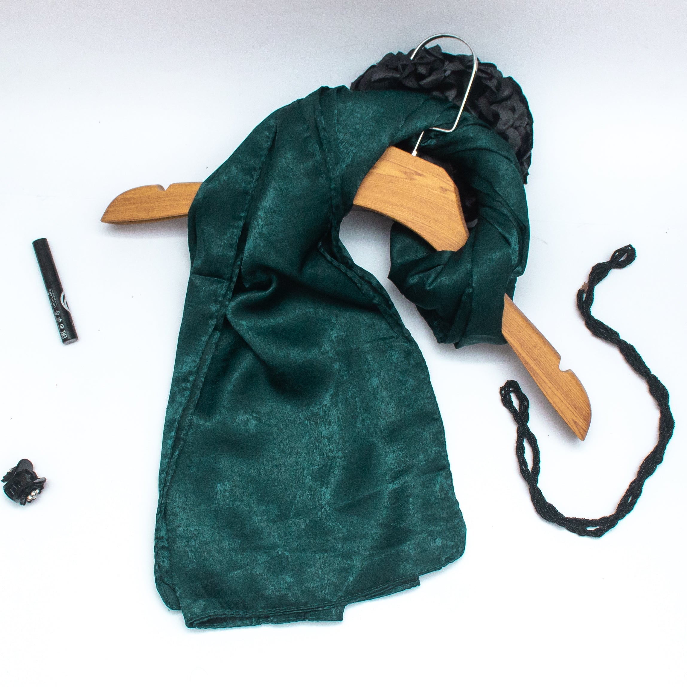Velvet Silk - Teal Green
