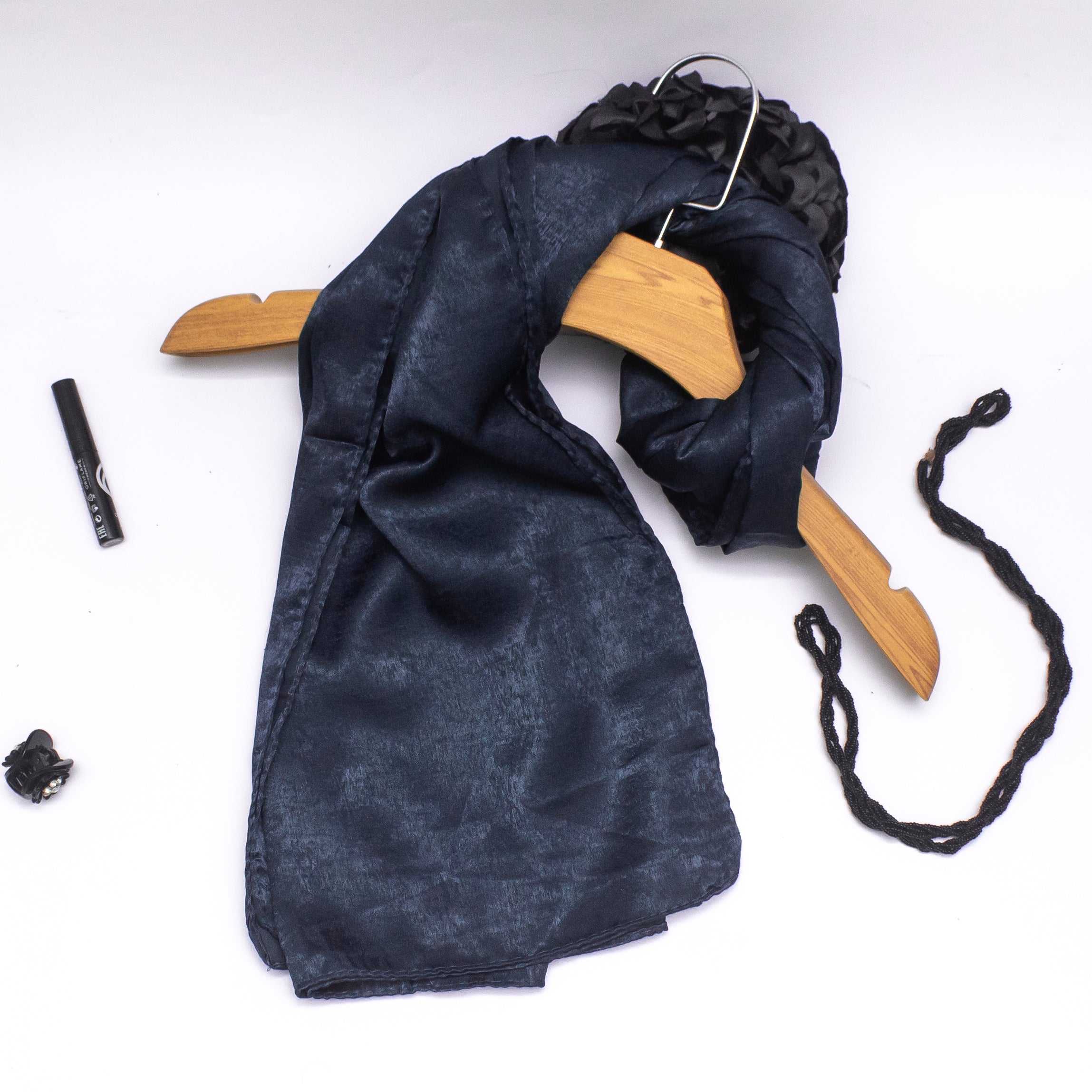 Velvet Silk - Navy Blue